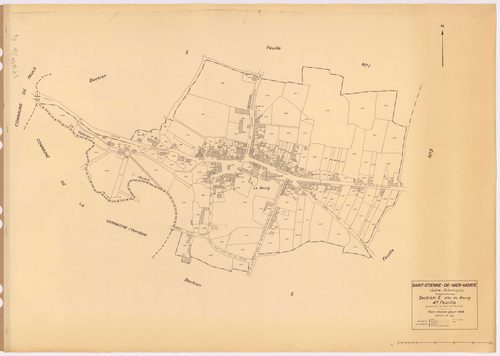 Saint-Étienne-de-Mer-Morte - Section E4 Bourg (section du) ; 1179-1429