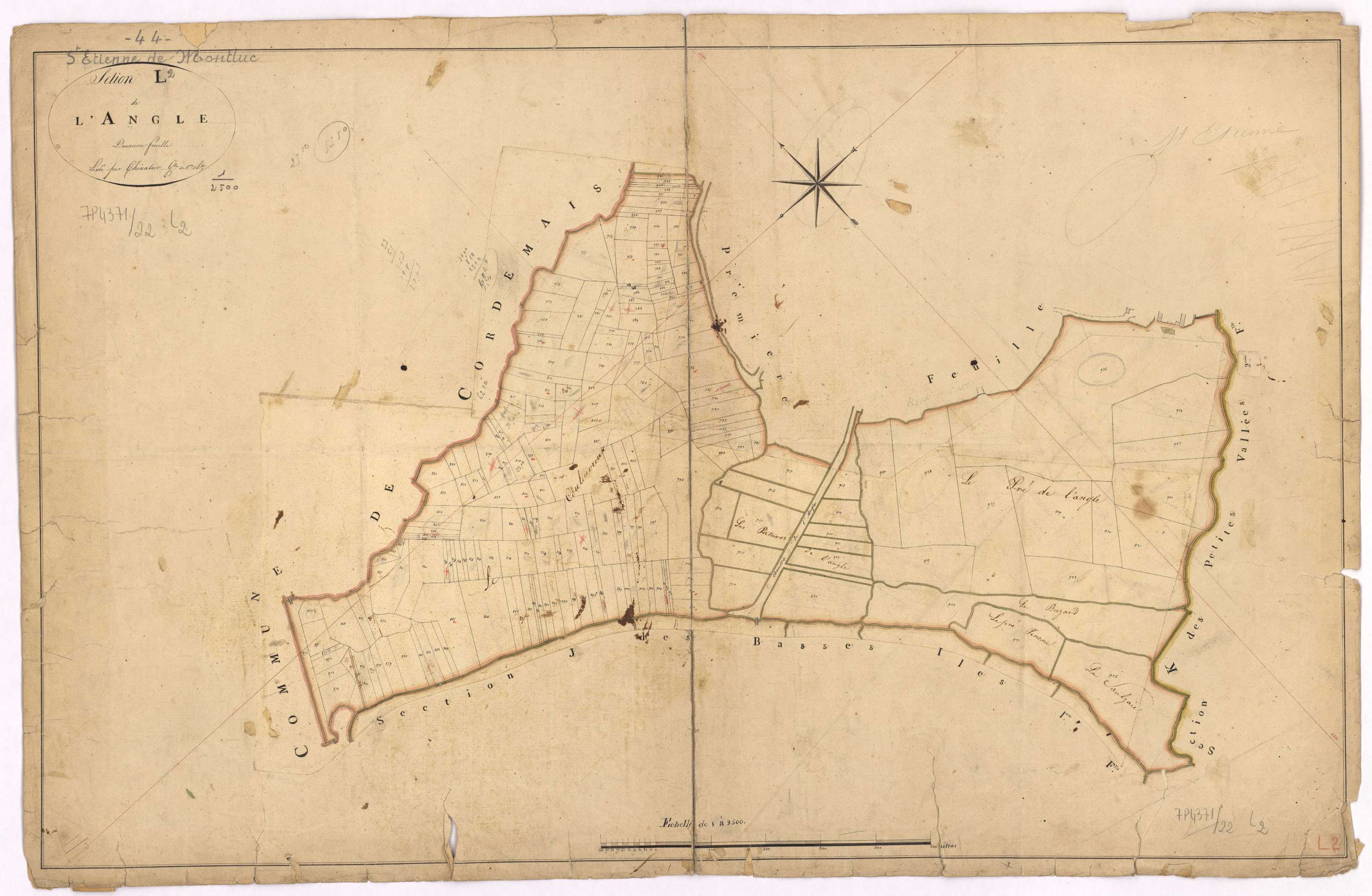 Saint-Étienne-de-Montluc - Section L2 Angle (section de l')