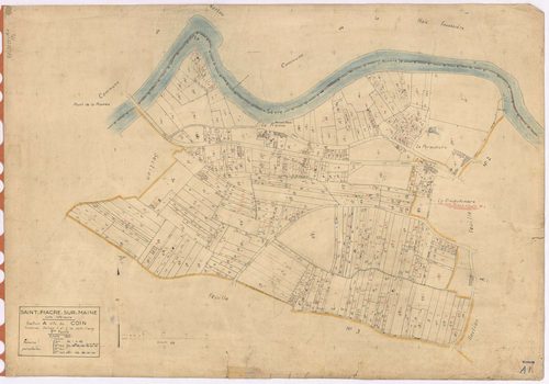 Saint-Fiacre-sur-Maine - Section A1 Coin (section du) ; 1-432