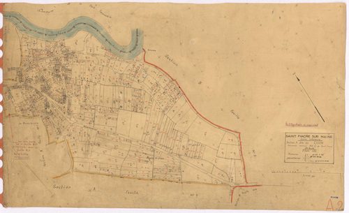 Saint-Fiacre-sur-Maine - Section A2 Coin (section du) ; 433-957
