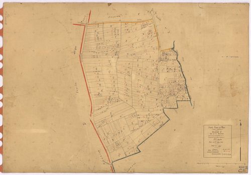 Saint-Fiacre-sur-Maine - Section C3 Hautière (section de La) ; 808-1128