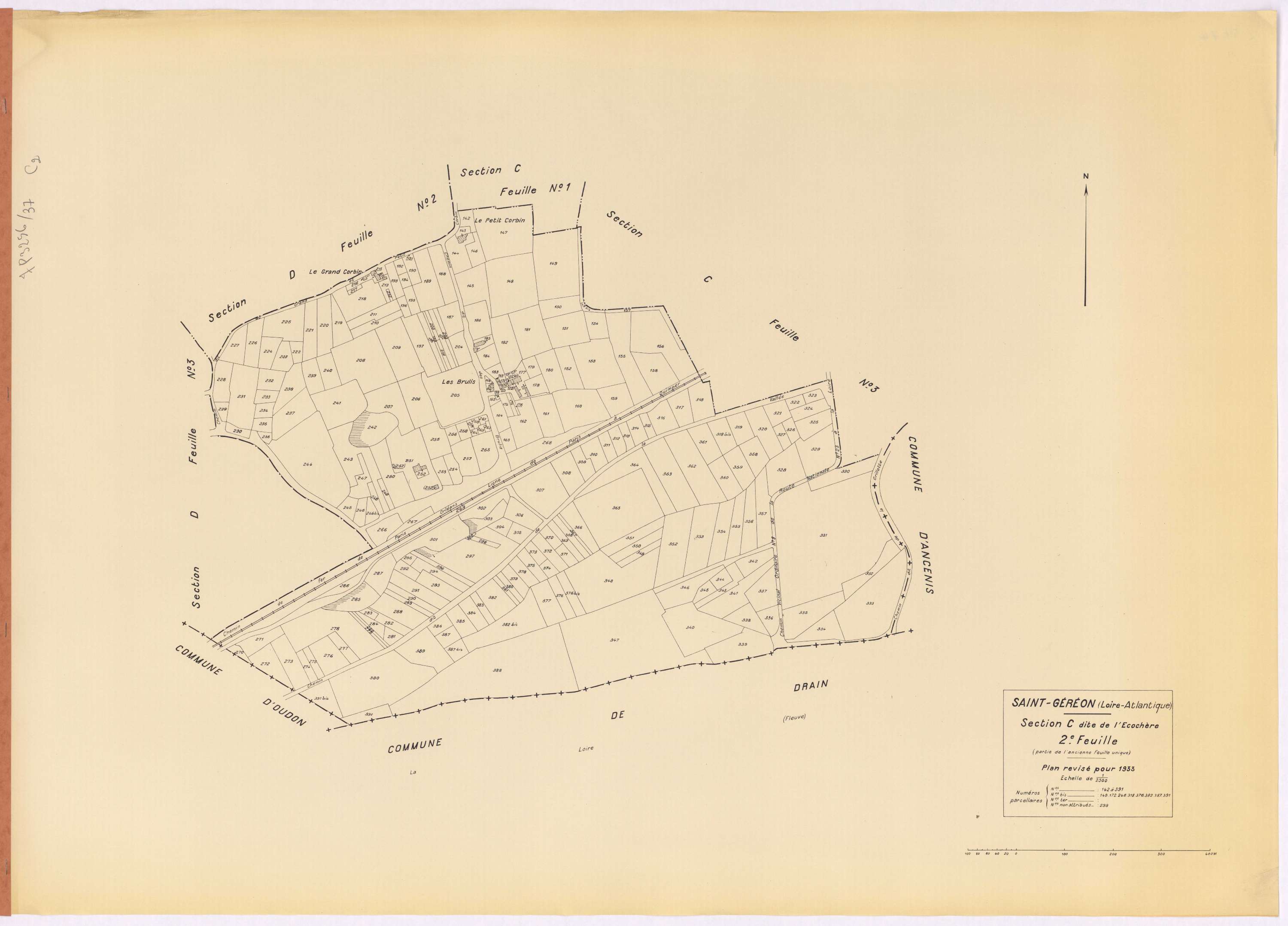 Saint-Géréon - Section C2 Ecochère (section de l') ; 142-391