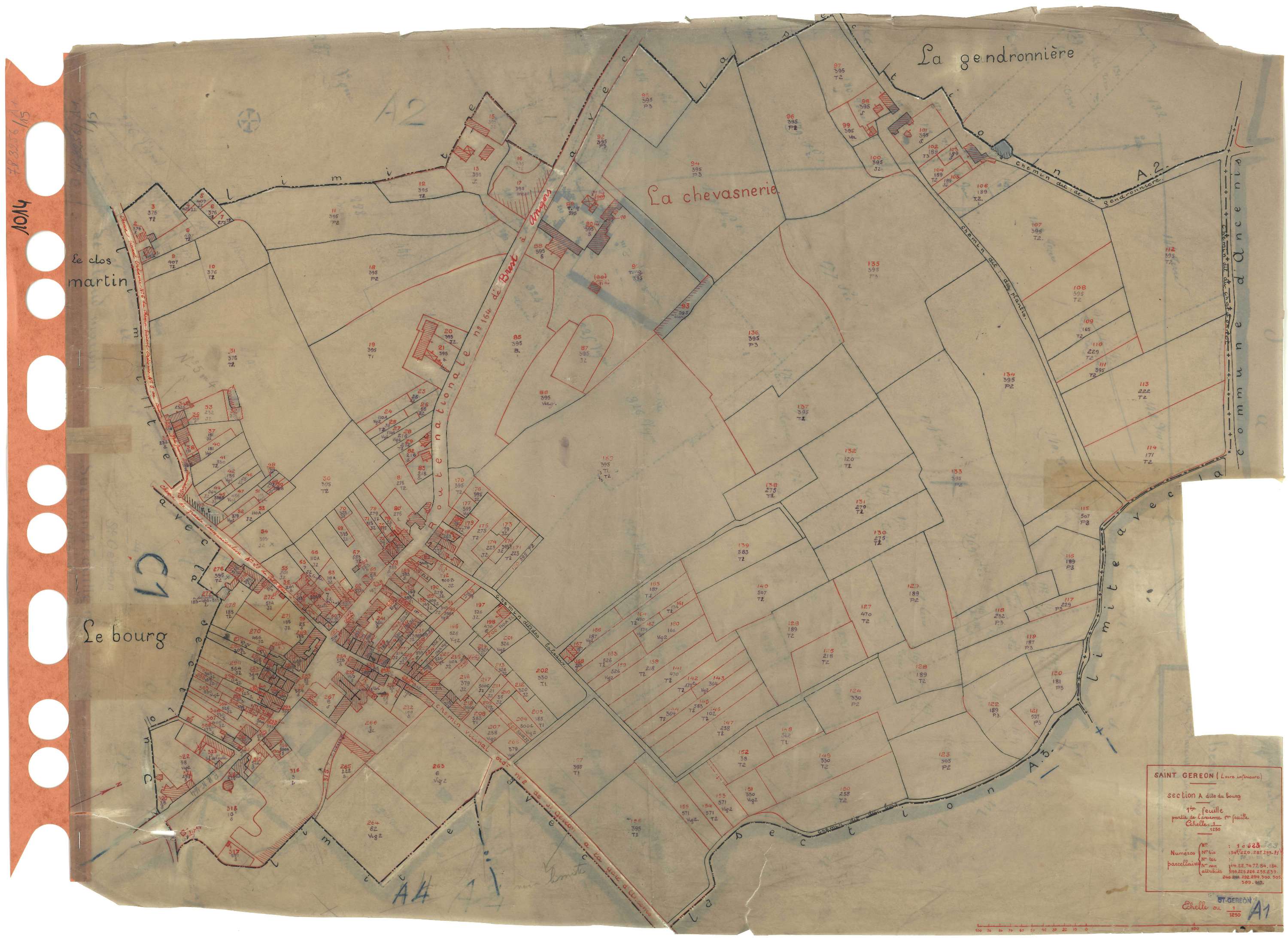Saint-Géréon - Section A1 Bourg (section du) . 1-323
