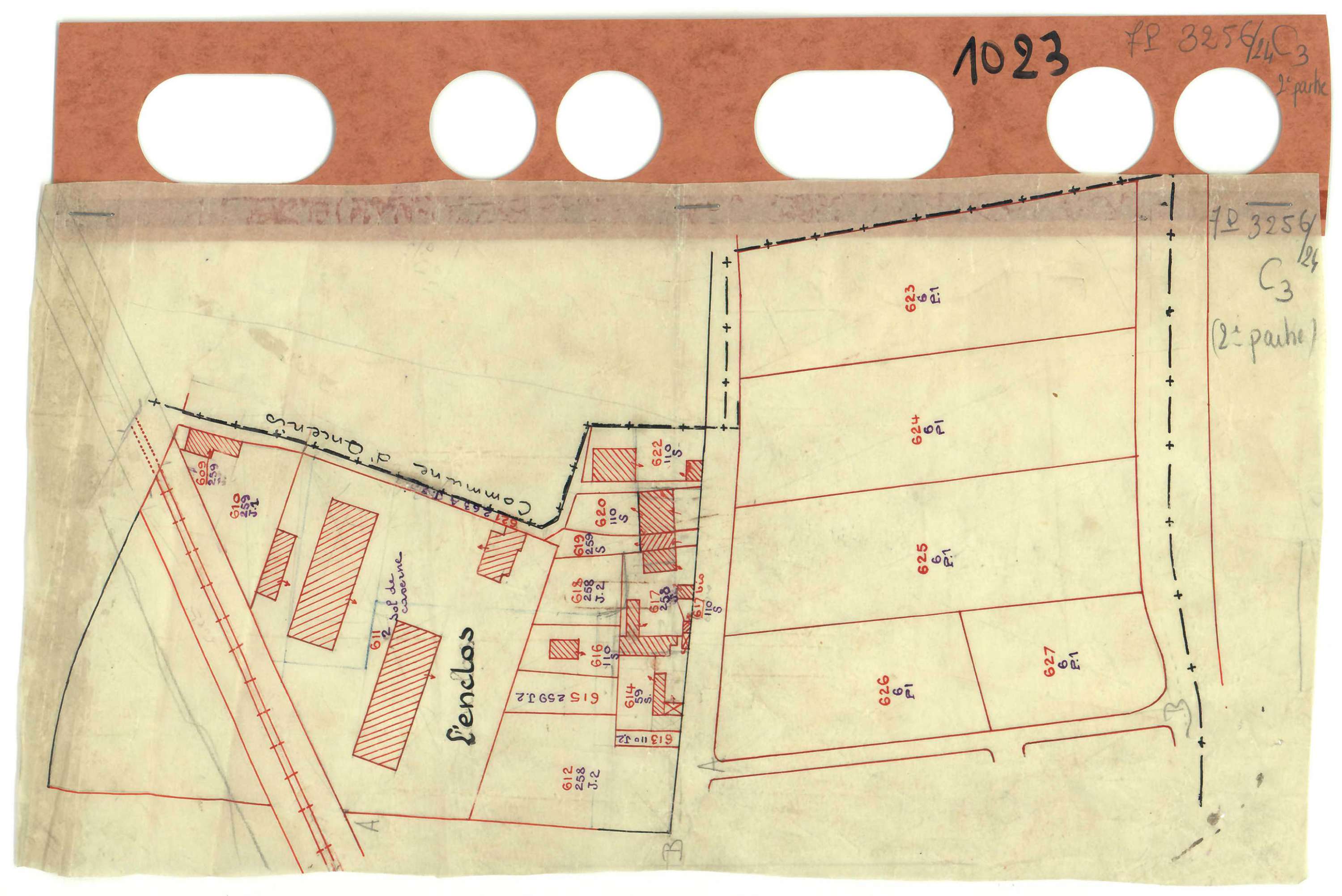 Saint-Géréon - Section C3 Ecochère (section de l') . 392-730
