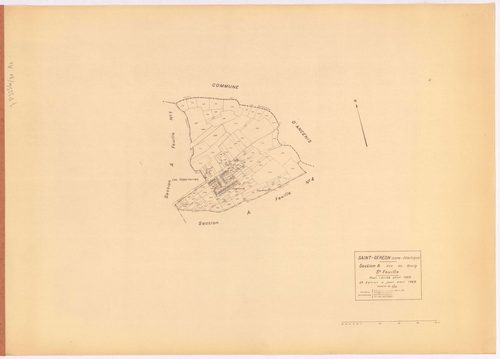 Saint-Géréon - Section A3 Bourg (section du) ; 492-584