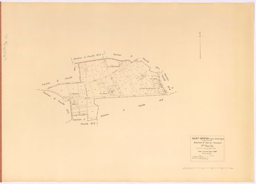 Saint-Géréon - Section C1 Ecochère (section de l') ; 1-141