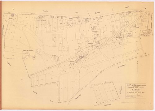 Saint-Géréon - Section C3 Ecochère (section de l') ; 392-730