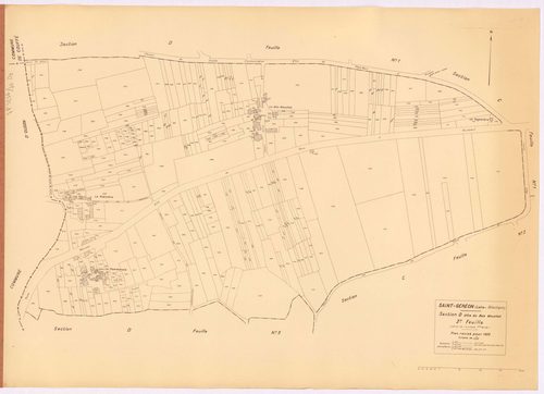 Saint-Géréon - Section D2 Bois Mouchet (section du) ; 211-594