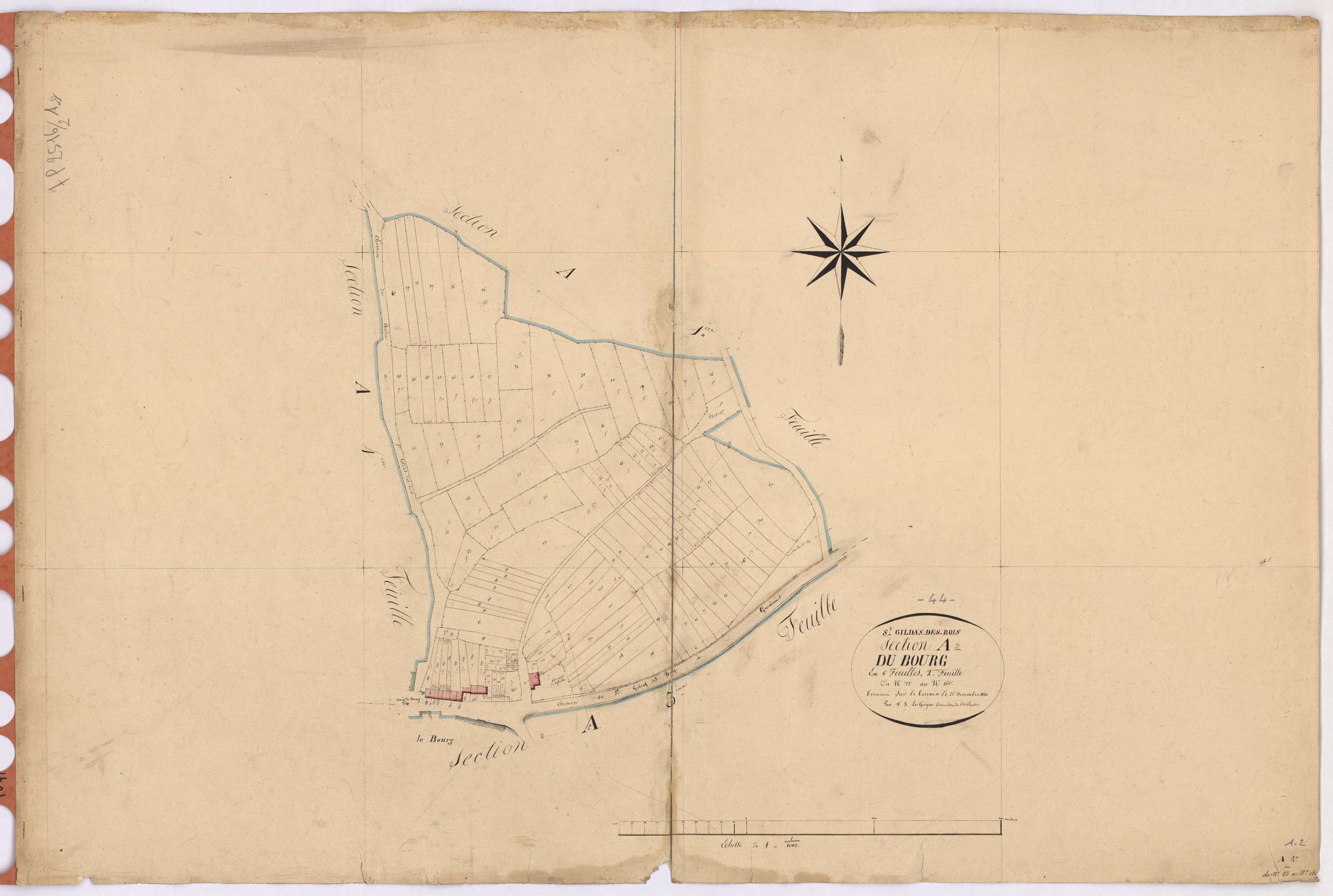Saint-Gildas-des-Bois - Section A2 Bourg (section du) ; 25-150