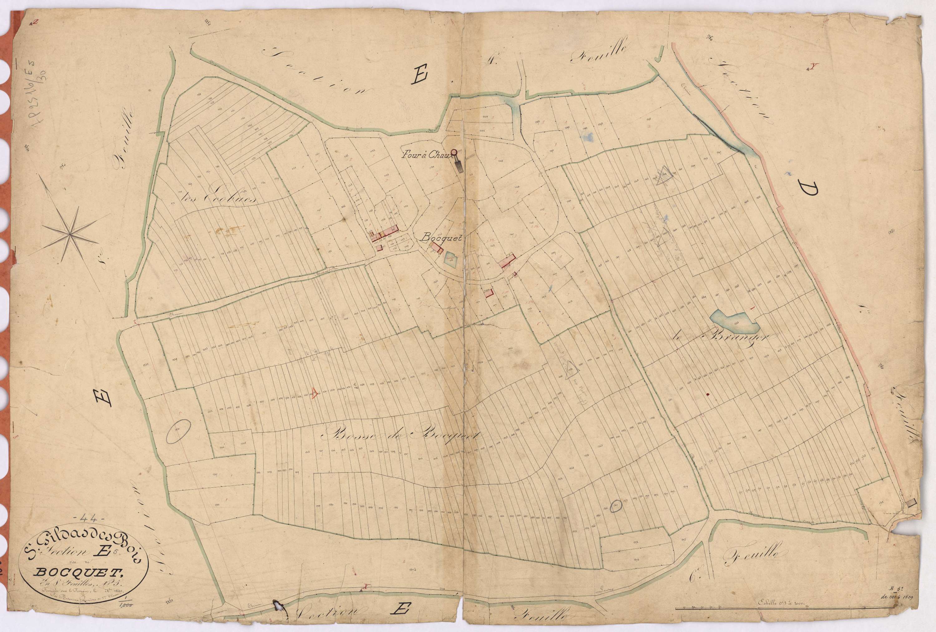 Saint-Gildas-des-Bois - Section E5 Bocquet (section de) ; 1101-1529