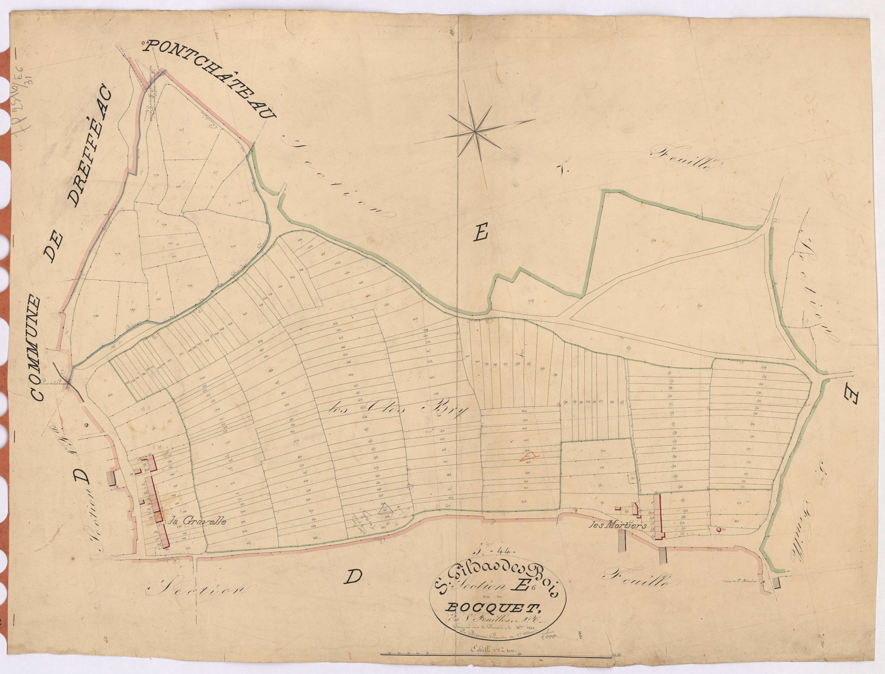 Saint-Gildas-des-Bois - Section E6 Bocquet (section de)