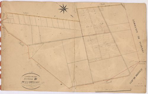 Saint-Gildas-des-Bois - Section D3 Brissais (section de La) ; 614-706