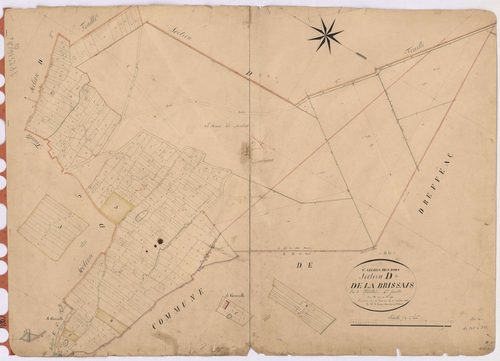 Saint-Gildas-des-Bois - Section D4 Brissais (section de La) ; 707-966