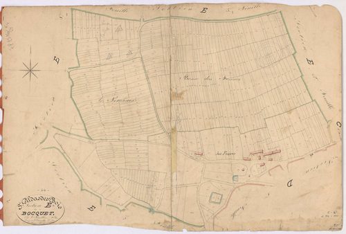 Saint-Gildas-des-Bois - Section E4 Bocquet (section de) ; 704-1100