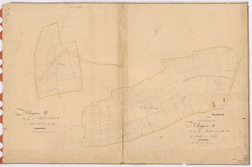 Saint-Gildas-des-Bois - Section I5 (développement) Beaufromet (section de) ; 1081-1439 ; développement d'une partie du village de Beaufromet et de diverses parcelles