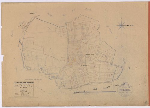 Saint-Gildas-des-Bois - Section A1 Bourg (section du) ; 1-106