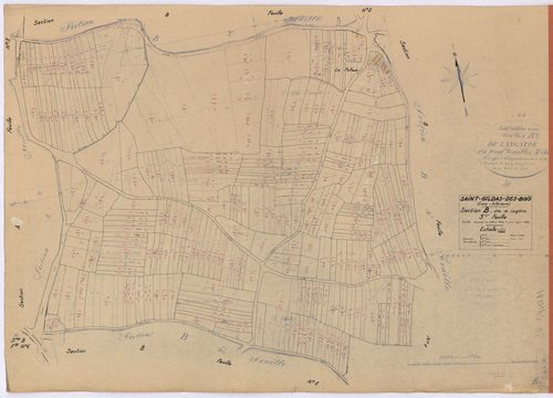 Saint-Gildas-des-Bois - Section B3 Langâtre (section de) ; 222-493