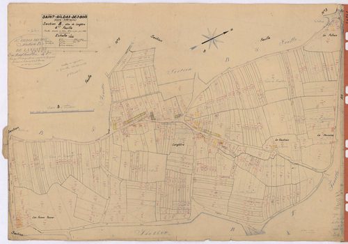 Saint-Gildas-des-Bois - Section B4 Langâtre (section de) ; 494-807