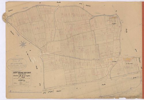 Saint-Gildas-des-Bois - Section B5 Langâtre (section de) ; 808-1075