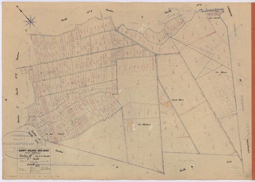 Saint-Gildas-des-Bois - Section C5 Chauvelais (section de La) ; 898-1307