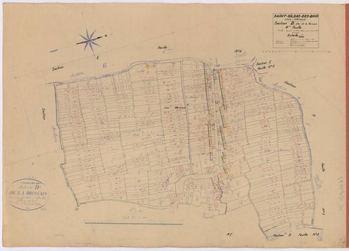 Saint-Gildas-des-Bois - Section D4 Brissais (section de la) ; 815-1158