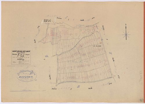 Saint-Gildas-des-Bois - Section E3 Bocquet (section de) ; 403-528