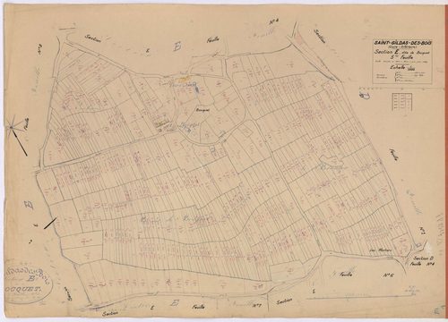 Saint-Gildas-des-Bois - Section E5 Bocquet (section de) ; 819-1157