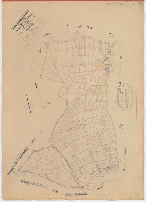 Saint-Gildas-des-Bois - Section E6 Bocquet (section de) ; 1158-1363