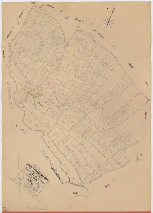 Saint-Gildas-des-Bois - Section E7 Bocquet (section de) ; 1364-1644