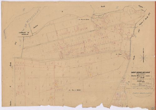 Saint-Gildas-des-Bois - Section G2 Parc à Maillard (section du) ; 185-505