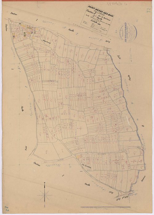 Saint-Gildas-des-Bois - Section I2 Beaufromet (section de) ; 300-573