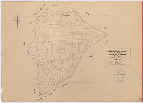 Saint-Gildas-des-Bois - Section I3 Beaufromet (section de) ; 574-709