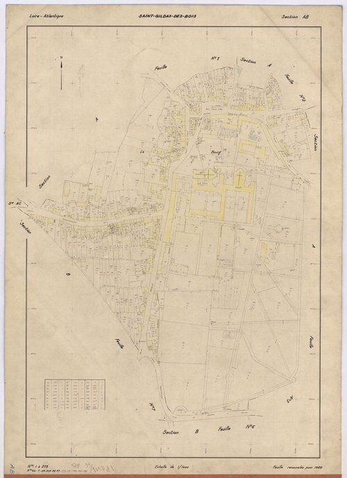 Saint-Gildas-des-Bois - Section AB 1-273