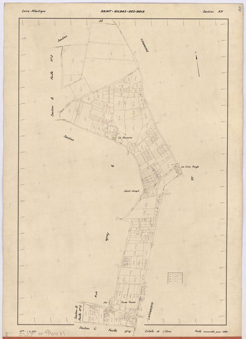 Saint-Gildas-des-Bois - Section AH 1-221