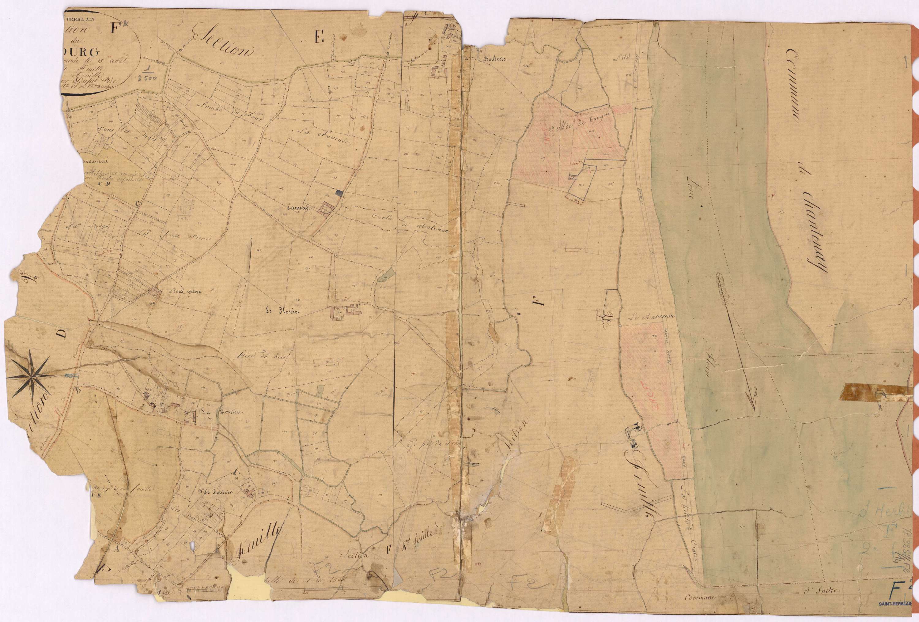 Saint-Herblain - Section F2 Bourg (section du) ; 626-1238