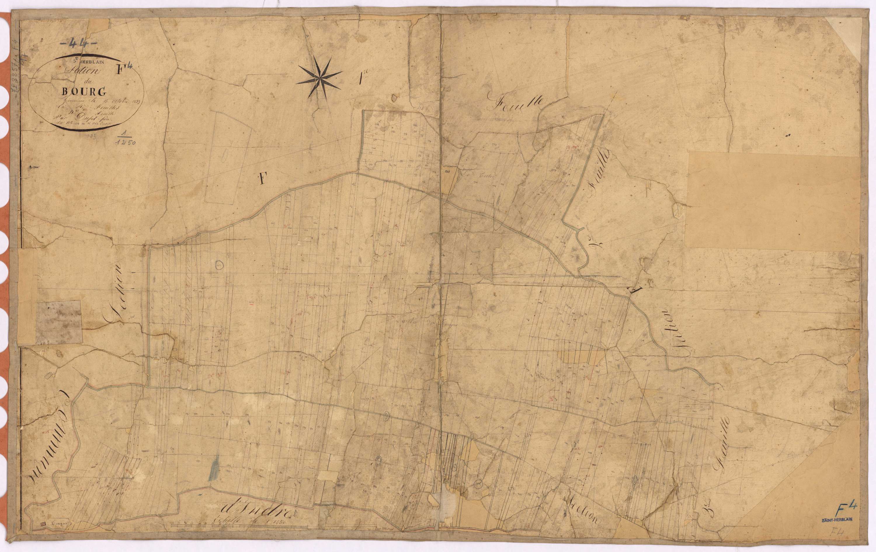 Saint-Herblain - Section F4 Bourg (section du) ; 1434-1768