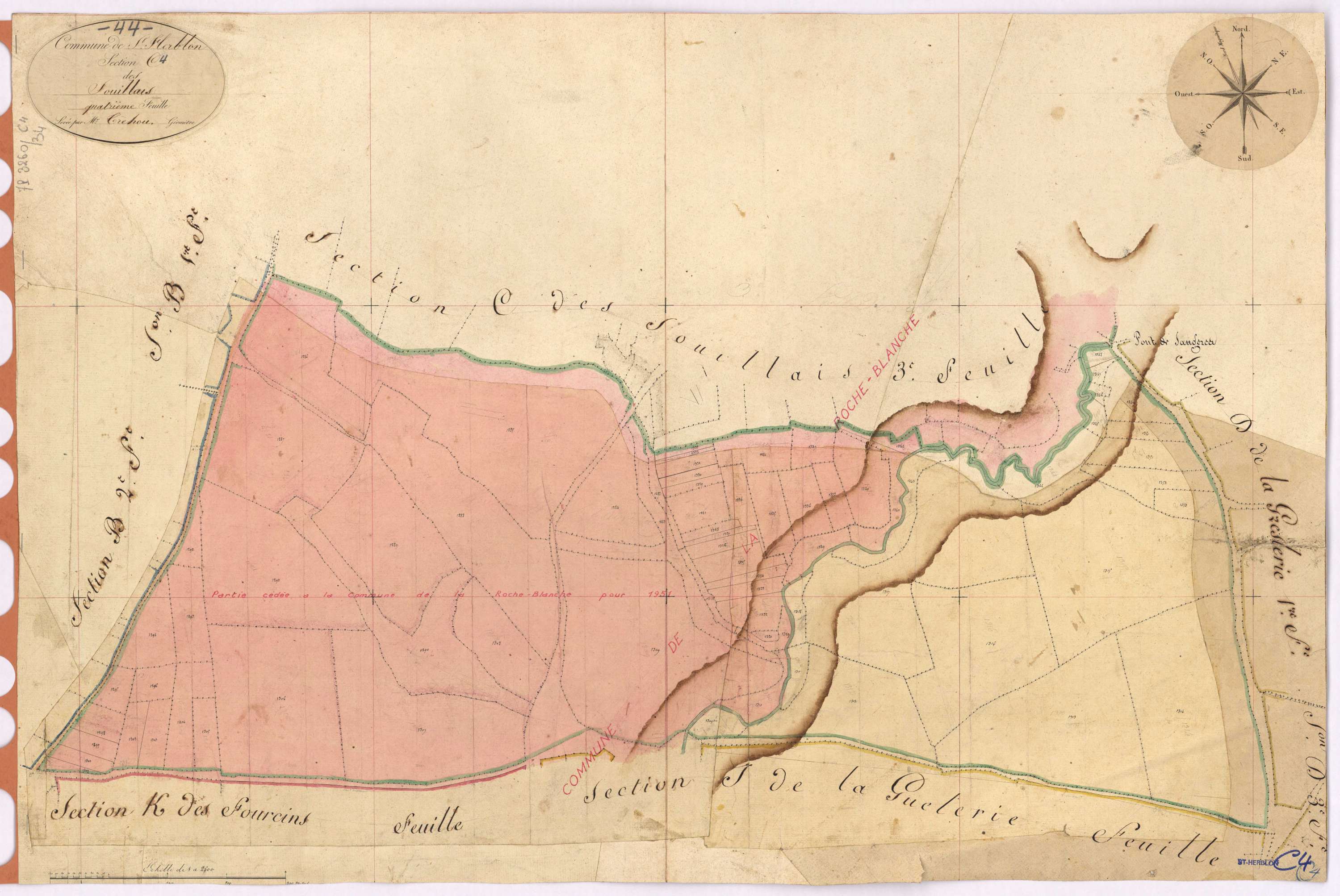 Saint-Herblon - Section C4 Souillais (section des)