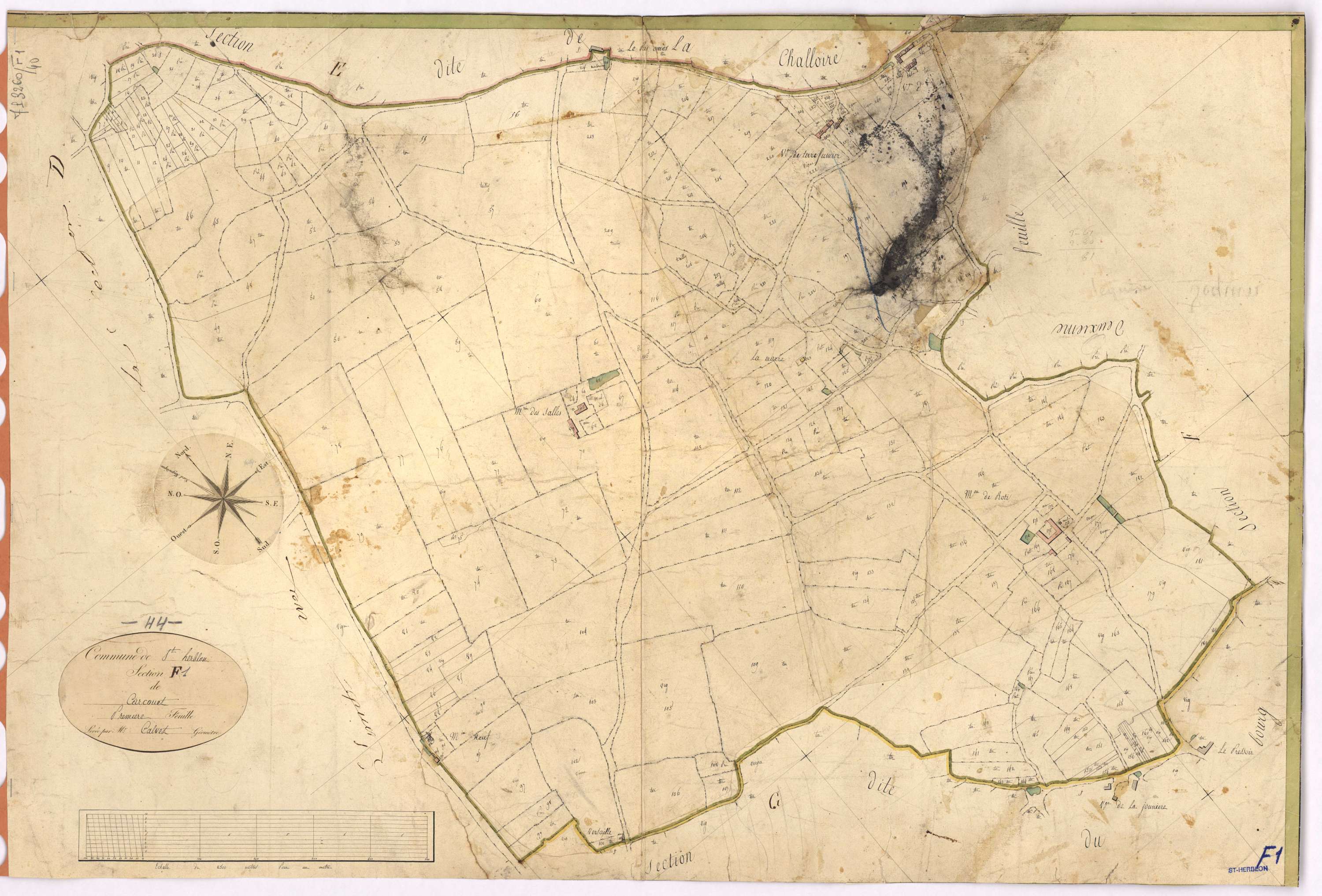 Saint-Herblon - Section F1 Carcouet (section de)