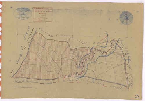 Saint-Herblon - Section C4 Soillets (section des) ; 973-1071