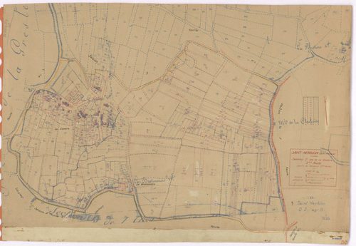 Saint-Herblon - Section D3 Greslerie (section de La) ; 418-642