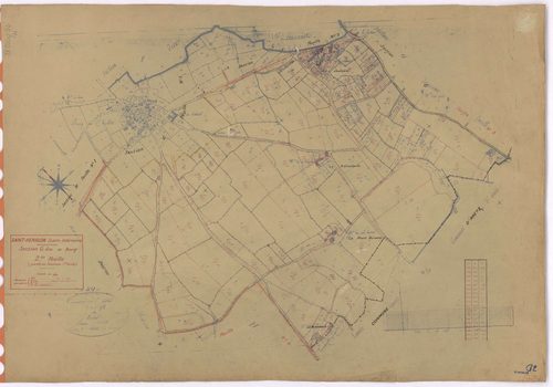 Saint-Herblon - Section G2 Bourg (section du) ; 195-367