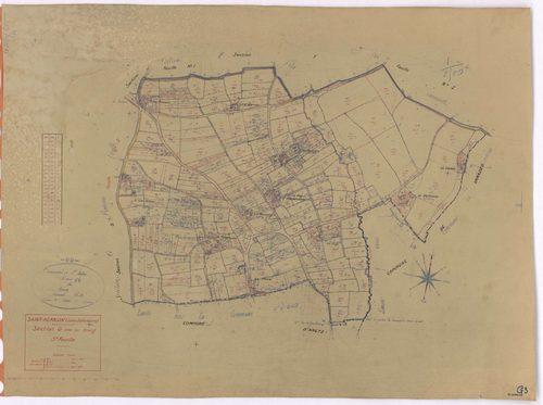 Saint-Herblon - Section G3 Bourg (section du) ; 368-680