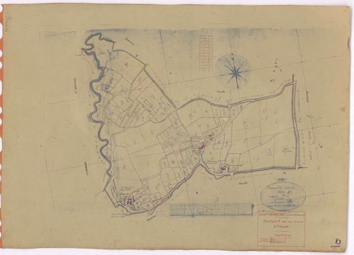 Saint-Herblon - Section K3 Fourcins (section des) ; 581-712