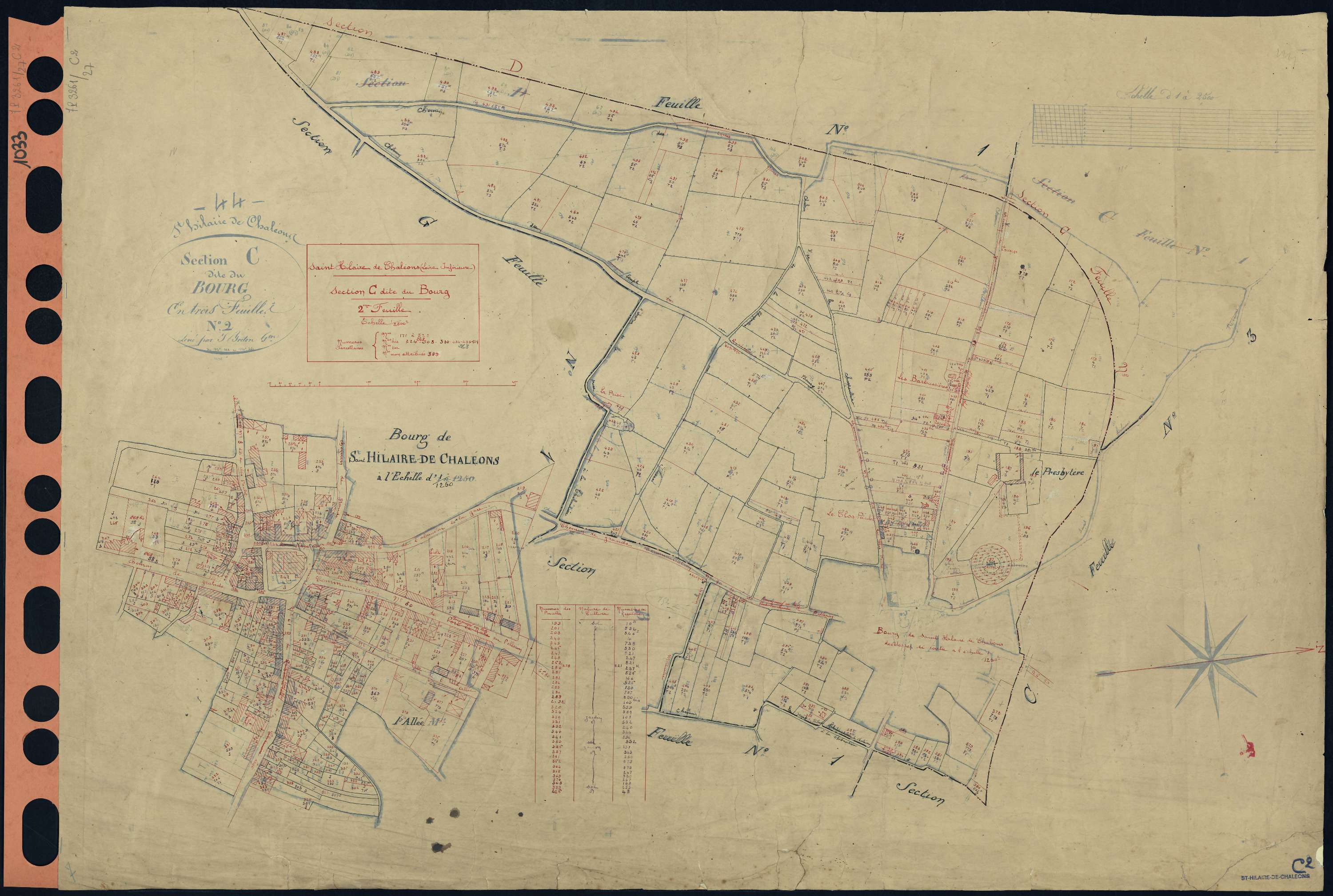 Saint-Hilaire-de-Chaléons - Section C2 Bourg (section du) . 171-521