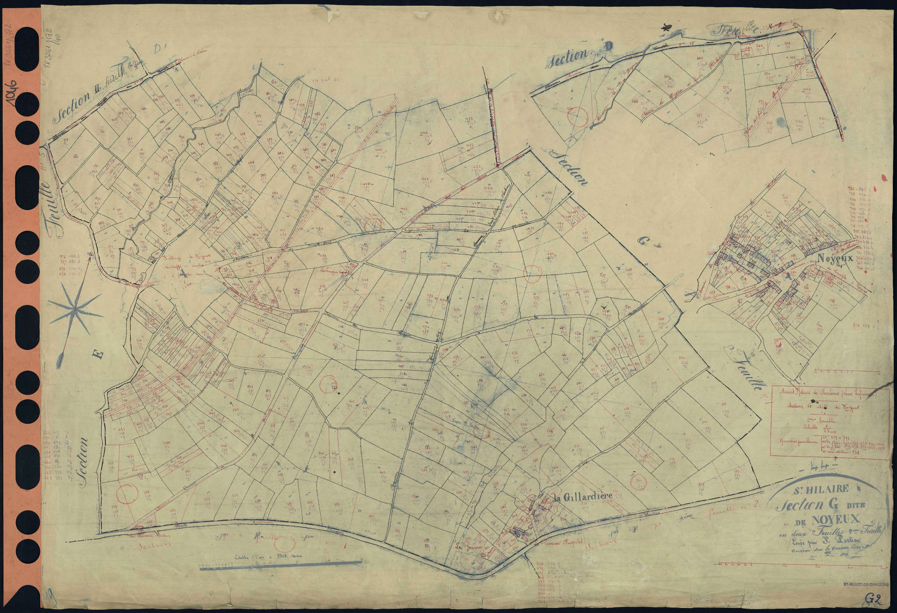 Saint-Hilaire-de-Chaléons - Section G2 Noyeux (section de) . 319-791