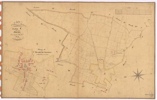 Saint-Hilaire-de-Chaléons - Section C2 Bourg (section du) ; 128-461