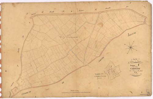 Saint-Hilaire-de-Chaléons - Section F2 Carouère (section de La) ; 235-461