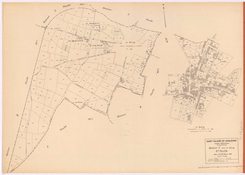 Saint-Hilaire-de-Chaléons - Section C2 Bourg (section du) ; 171-521