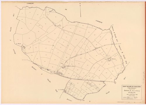 Saint-Hilaire-de-Chaléons - Section C3 Bourg (section du) ; 522-678