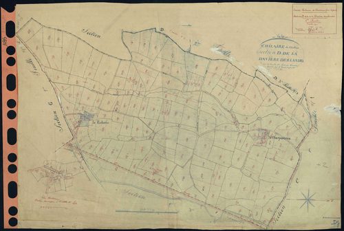 Saint-Hilaire-de-Chaléons - Section D1 Davière des Landes (section de La) . 1-176